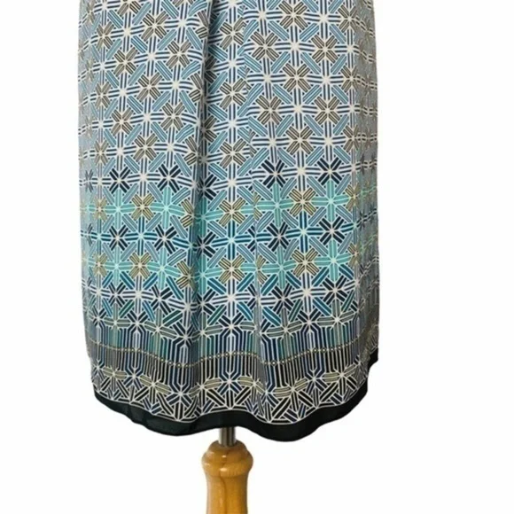 𝅺MAX STUDIO Tie Neck Shift Dress - Large - Picture 3 of 7